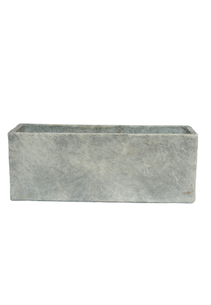 Grey Rectangular Slate Planter