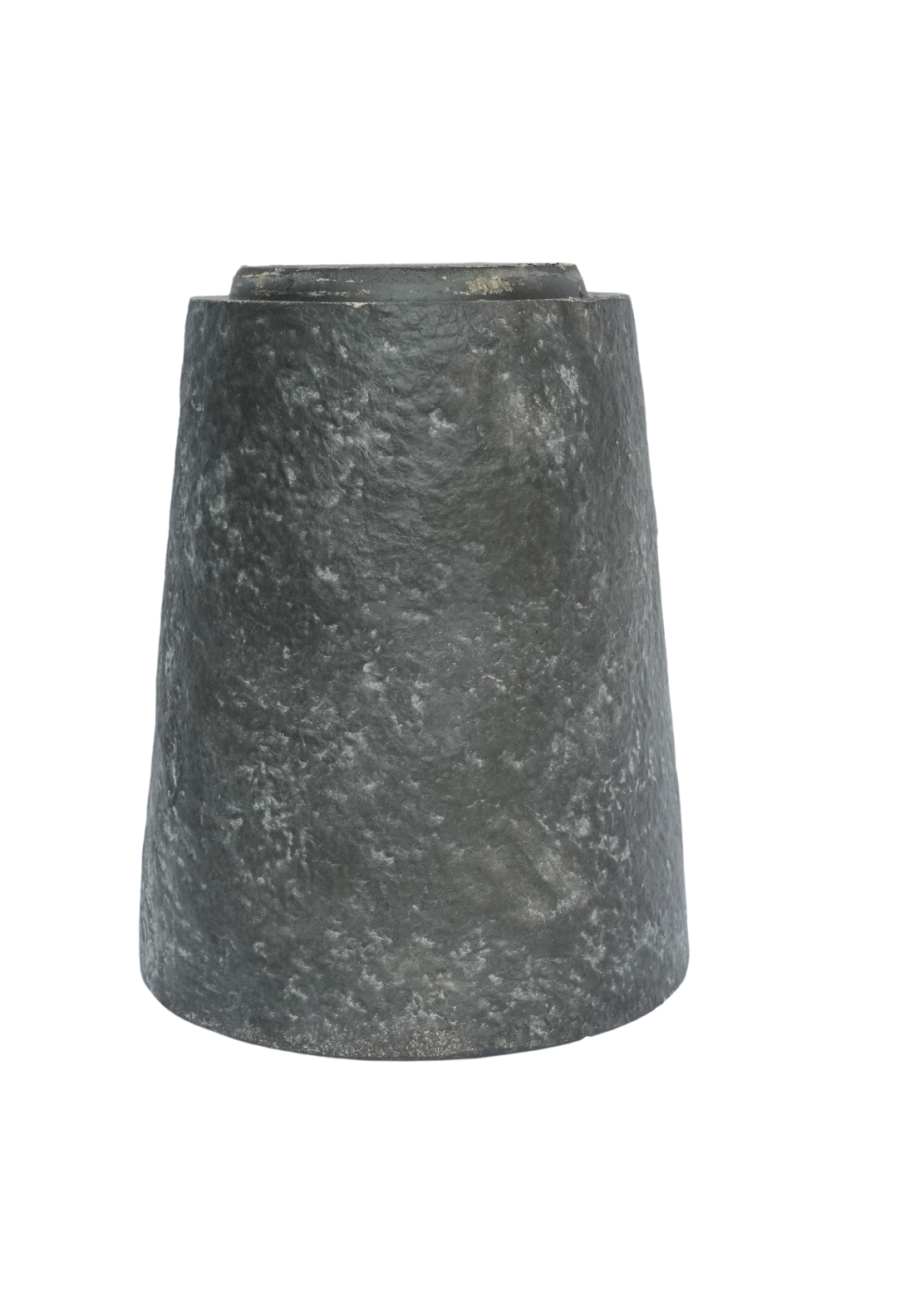 Slate Stone Flat Round Planter