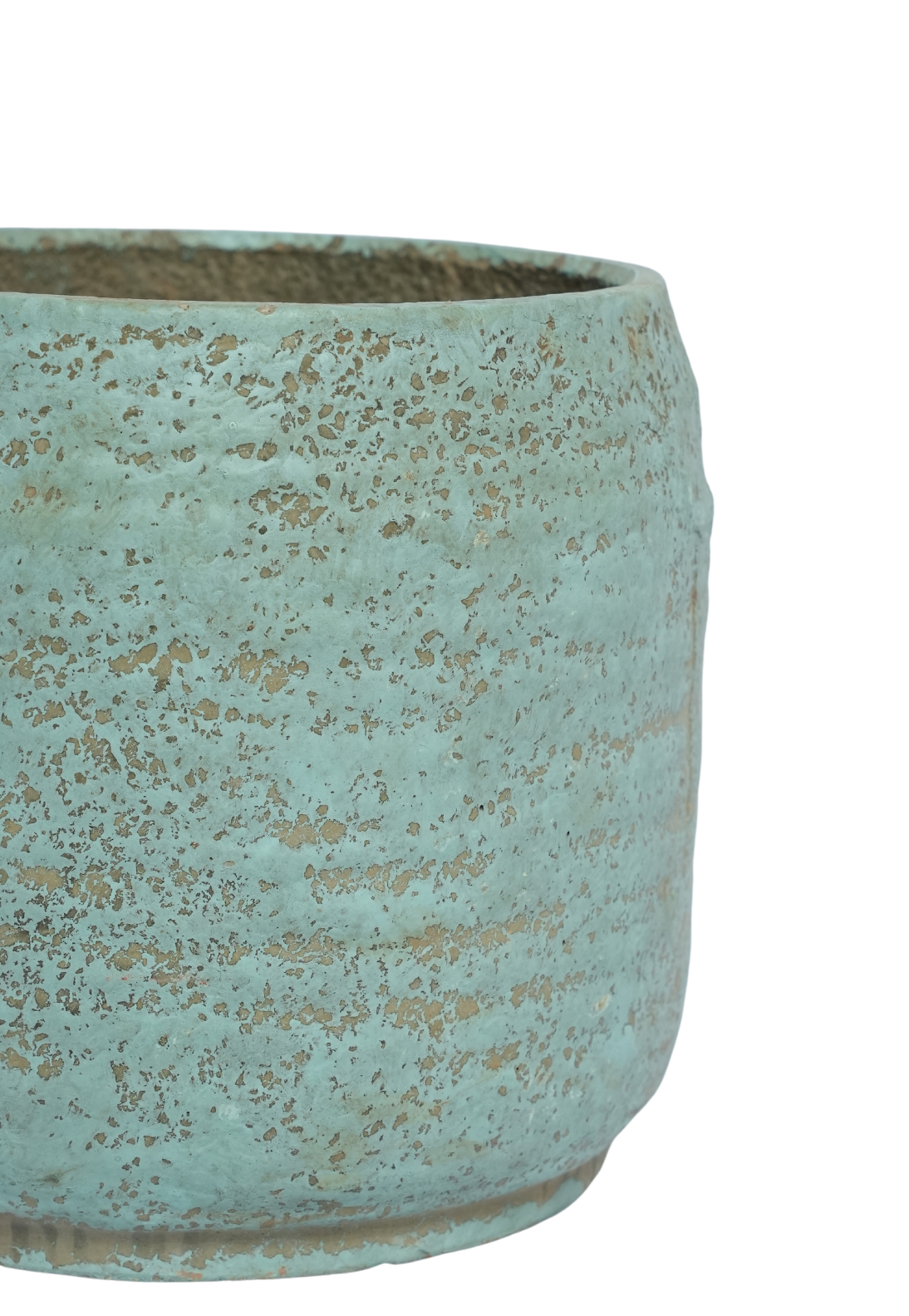 Turquoise Round Planter