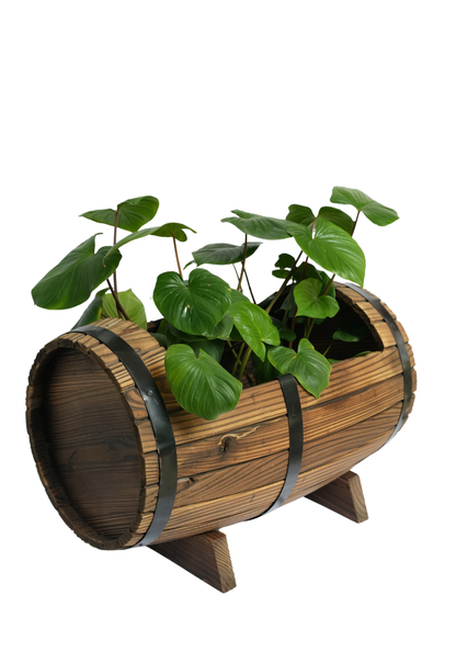 Horizontal Barrel Planter