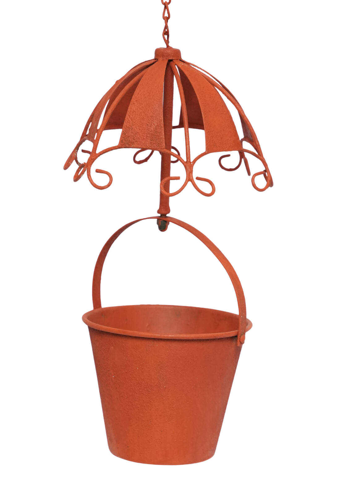 Rustic Umbrella Hanging Planter