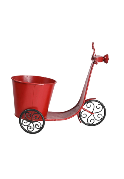 Red Scooter Planter