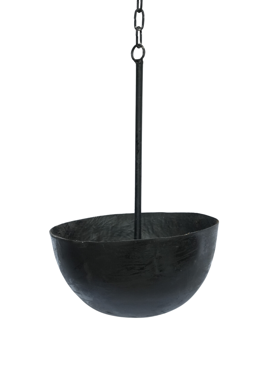 Black Circular Hanging Planter