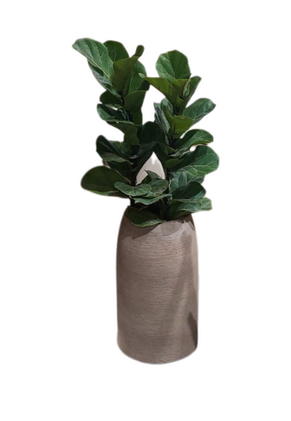 Chocolate Brown Vase Planter