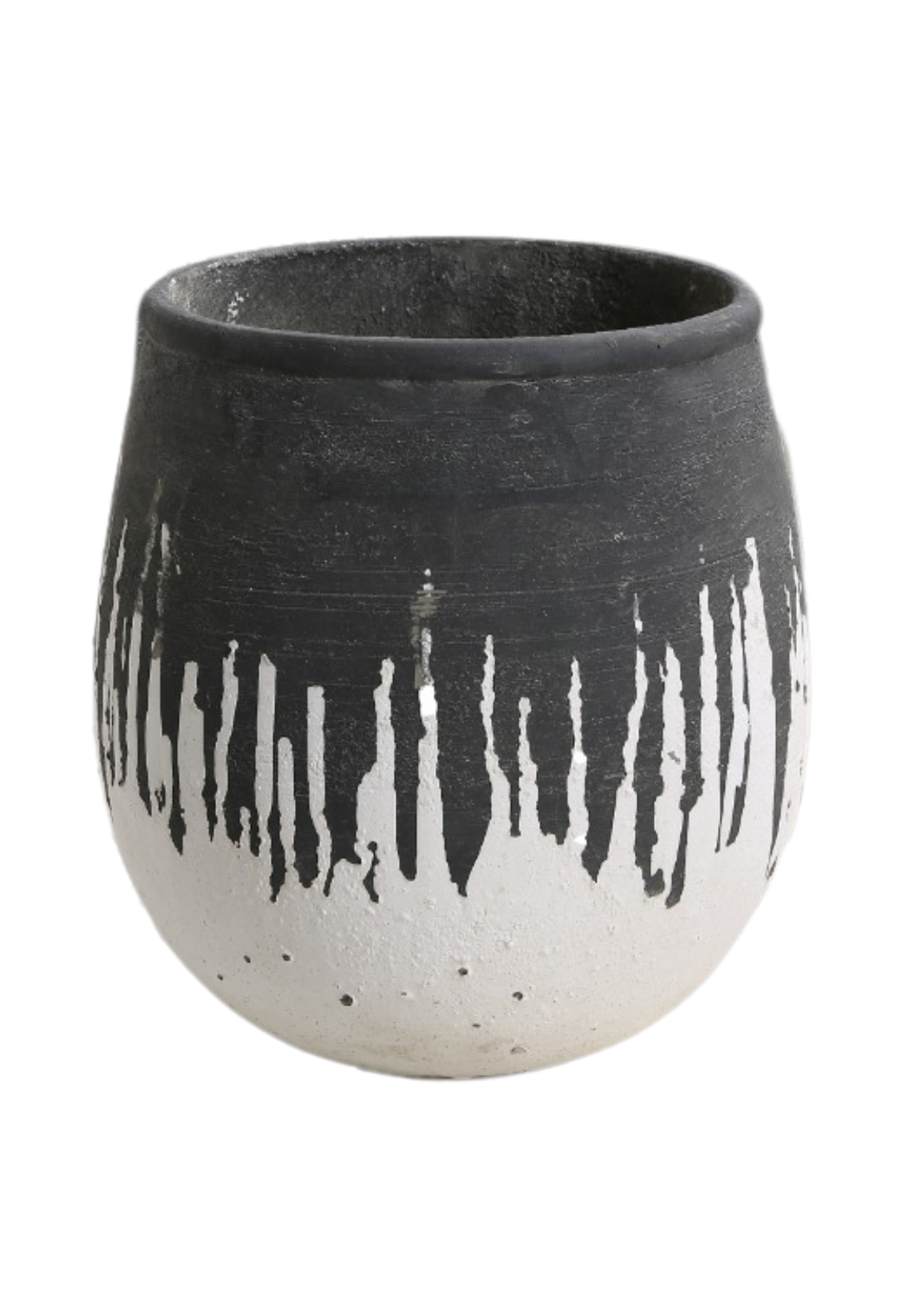 Ink White Jilly Planter